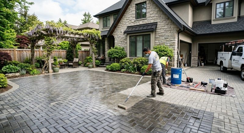 Sidewalk Concrete Sealing in Alpharetta, GA